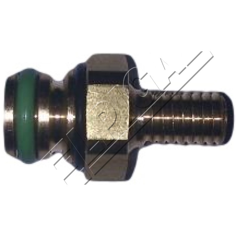 Niplo-nozzle for mounting one section of the Rosso injector on the manifold