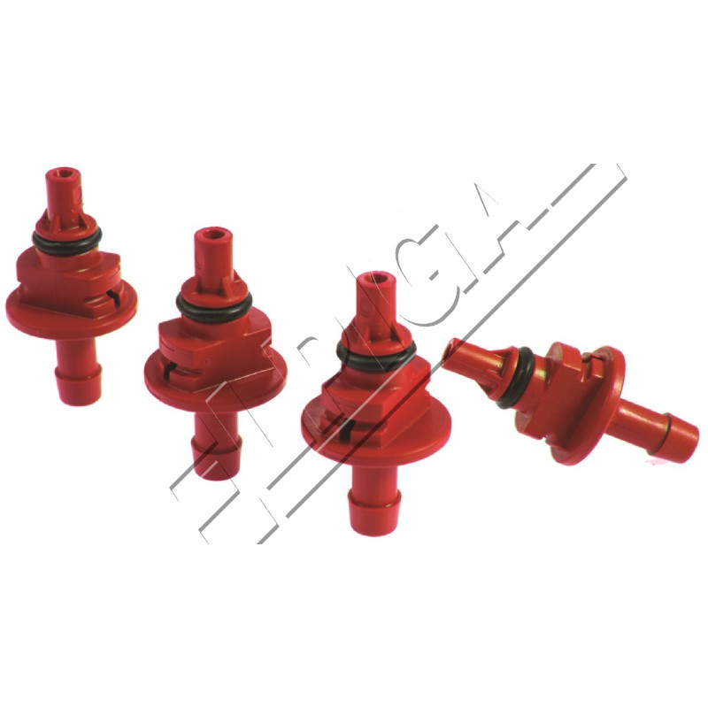 I-Plus Arco injector nozzle D1.6 mm, red polymer