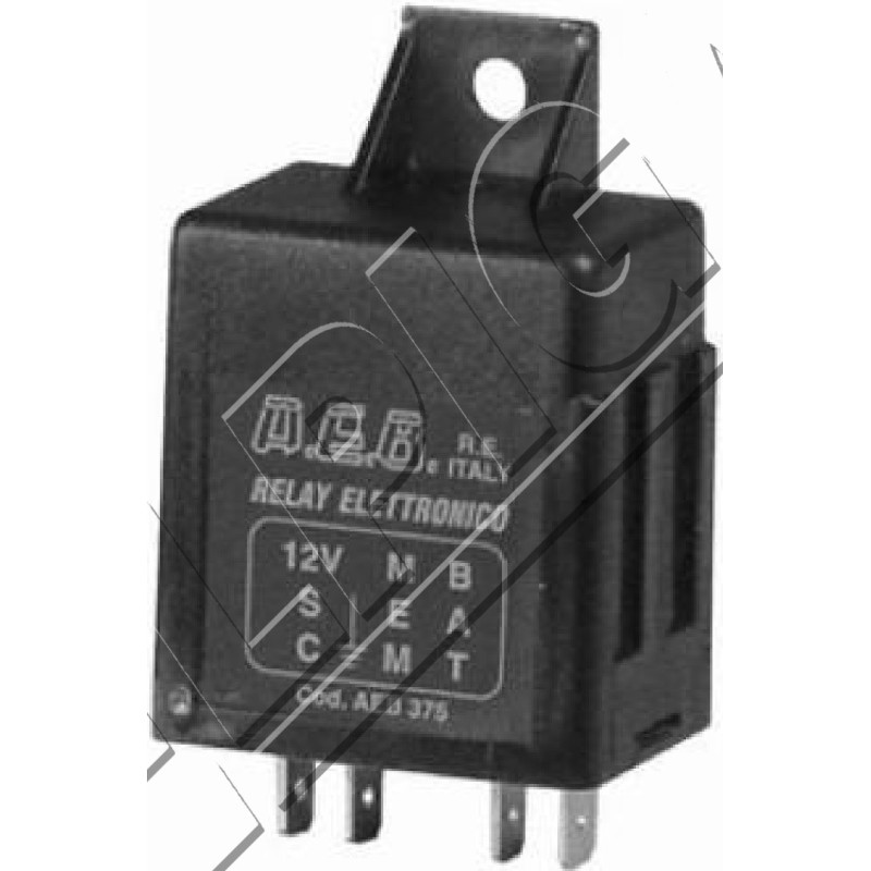 Relay with adjustable delay