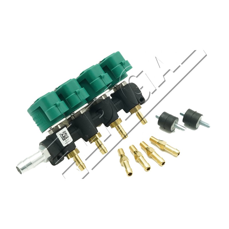 Verde HD 2 Ohm 4-section gas injector set with nozzles