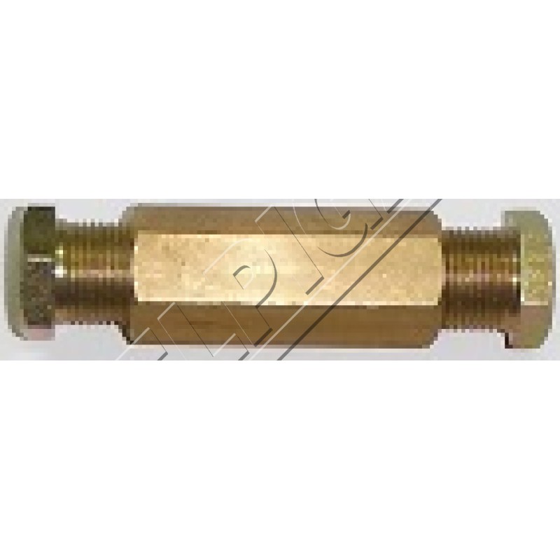 Connector for D6/D6 copper cables, straight connector