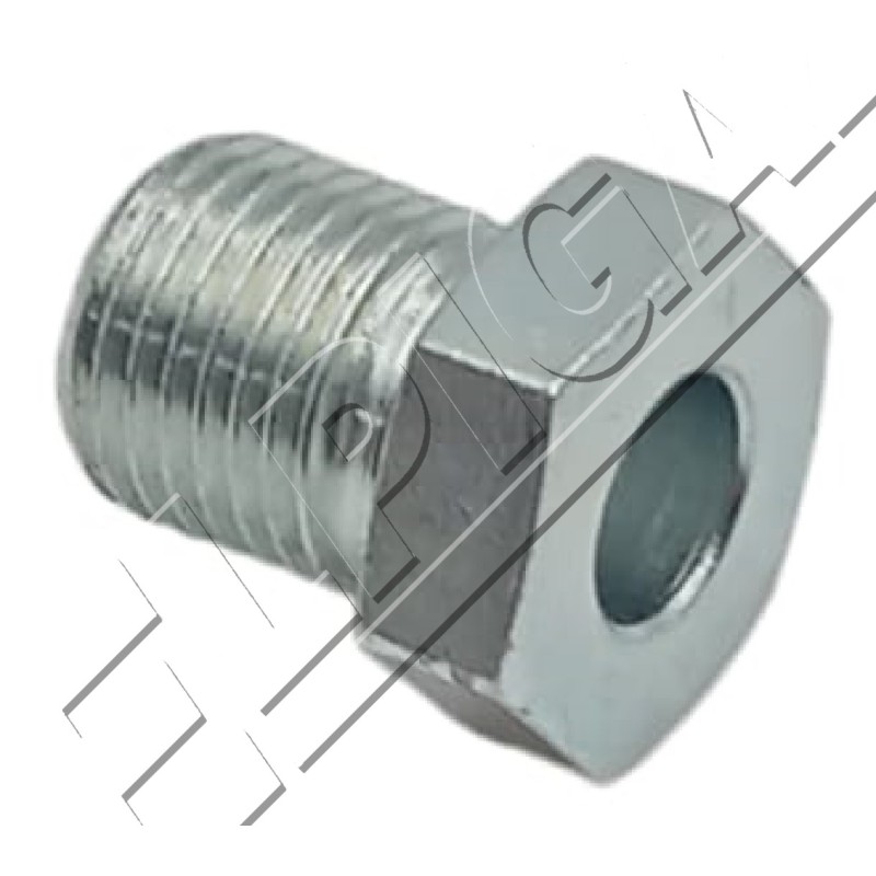 D6 barrel clamp for M10x1 reducer solenoid valve, galvanized MV3216