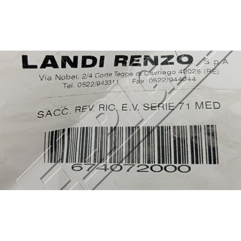 Landi Renzo solenoid valve service kit - MED type 71