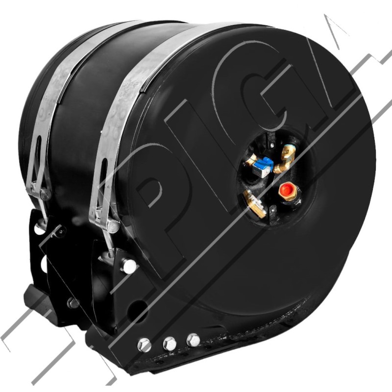 Zbiornik LC poziomy LPG D600 L900/V231,7 - 4 otw. z wyposażeniem z TDT