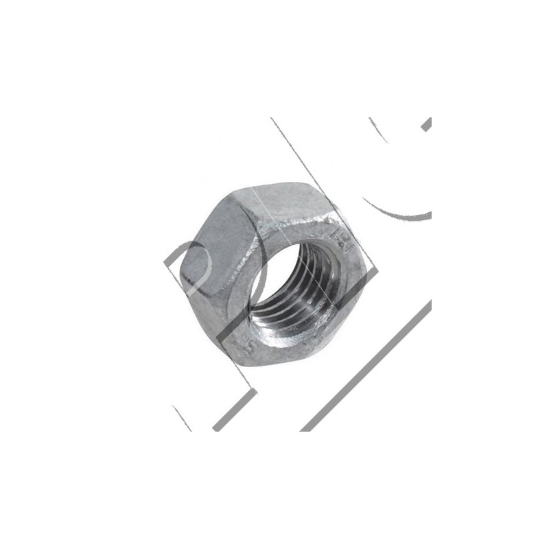 M6x1 screw nut, galvanized