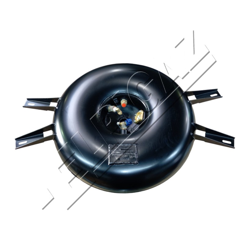 Toroidal Tank LPG H200/D650/V50 - 50,5 type "VW" complete with level gauge and 4 hole armature (with TDT)