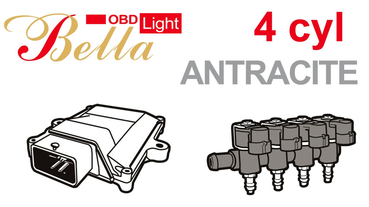 BELLA OBD 4 C. WITH ANTRACITE INJECTORS