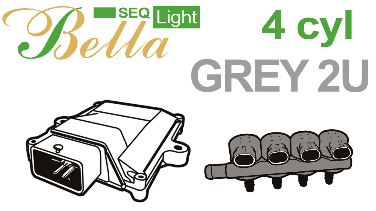 BELLA SEQ LIGHT 2-4 C. GREY 2U