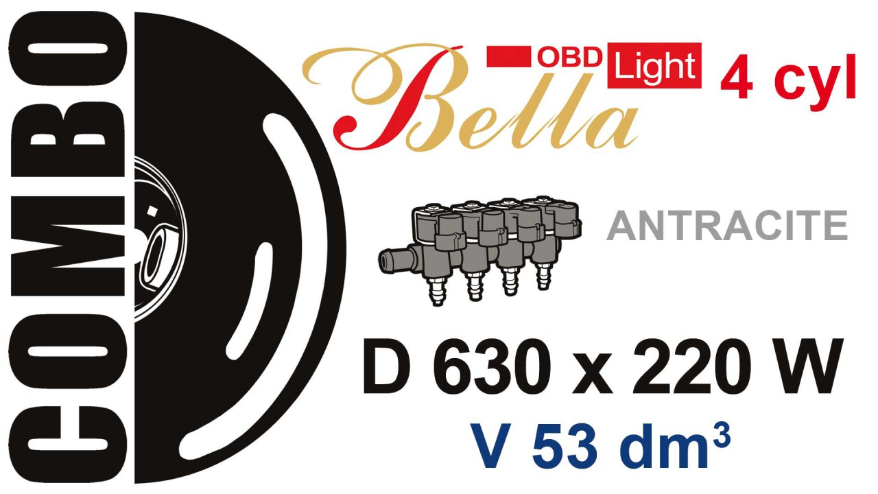 BELLA OBD 4 cyl. with ANTRACITE 630220W