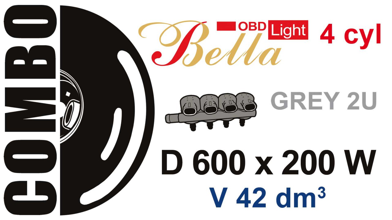 BELLA OBD 4 c. with GREY 2U 600200W